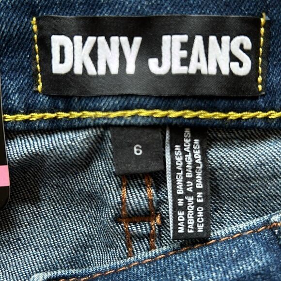 NEW DKNY Mid Rise Denim Skirt - Picture 4 of 7